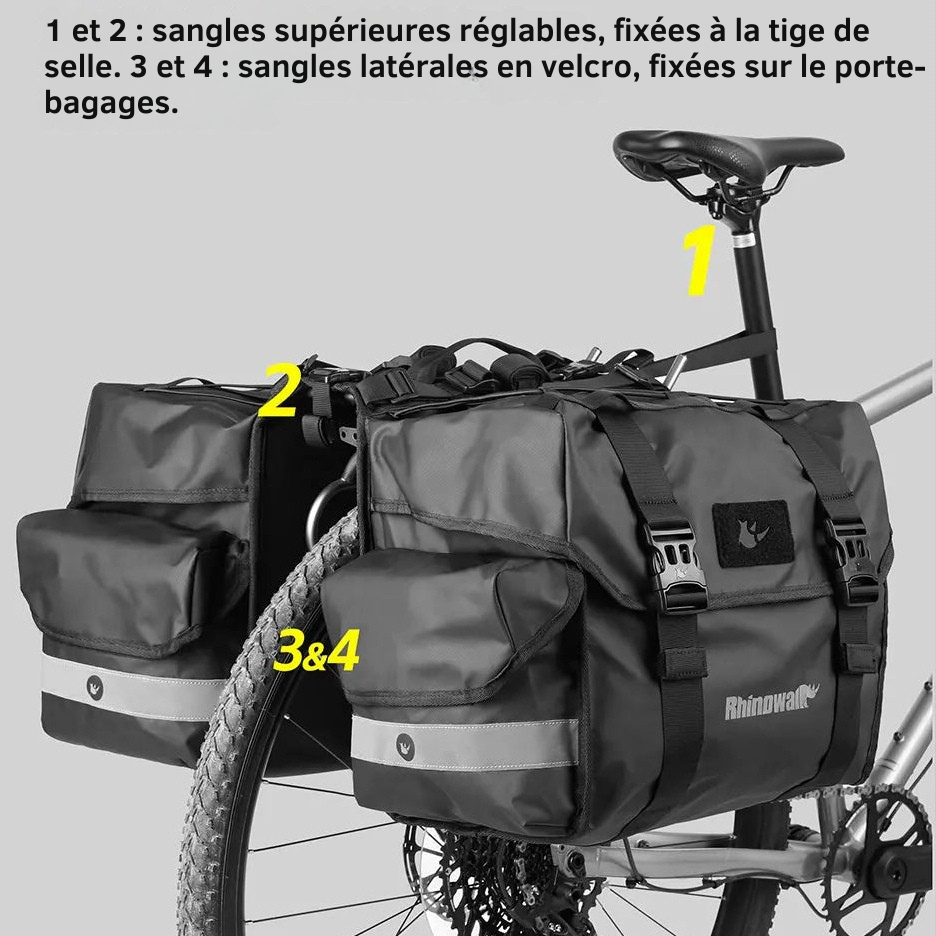 Sacoches latérales vélo
