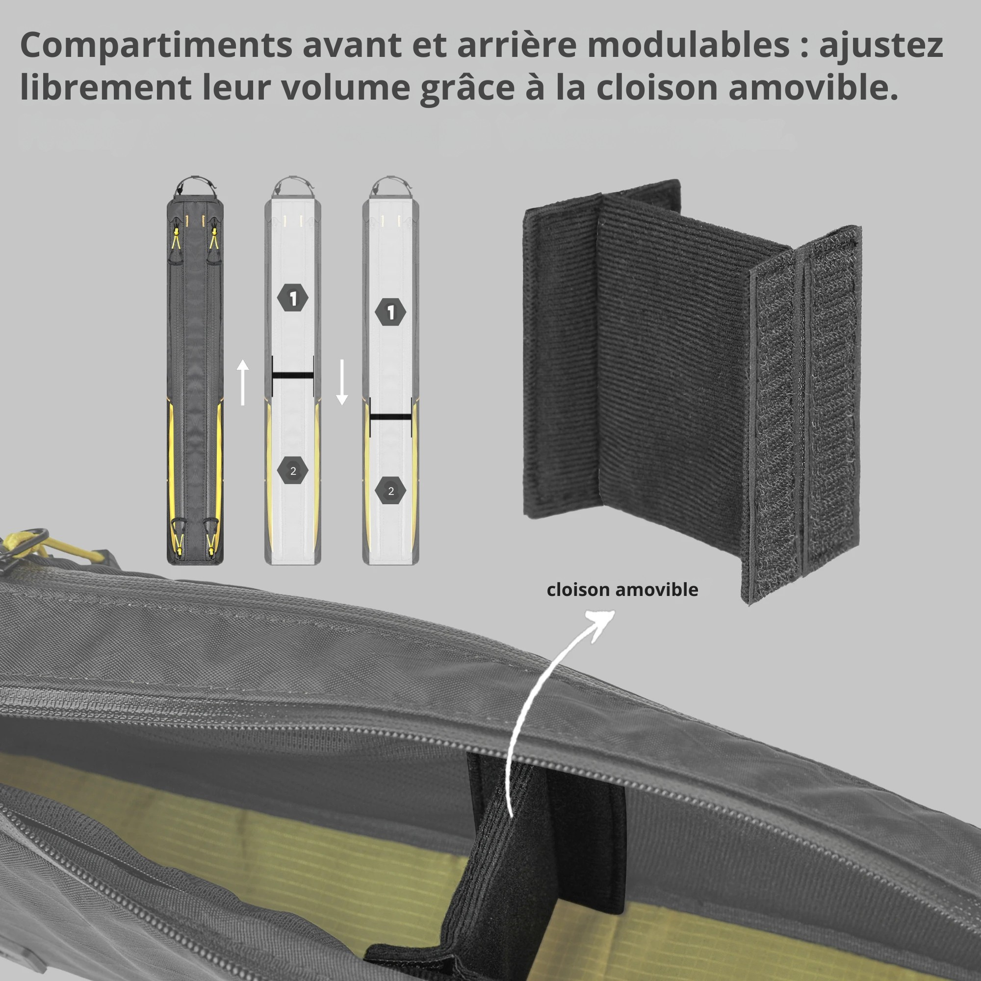 Sacoche cadre vélo imperméable