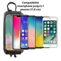 Sacoche cadre vélo téléphone