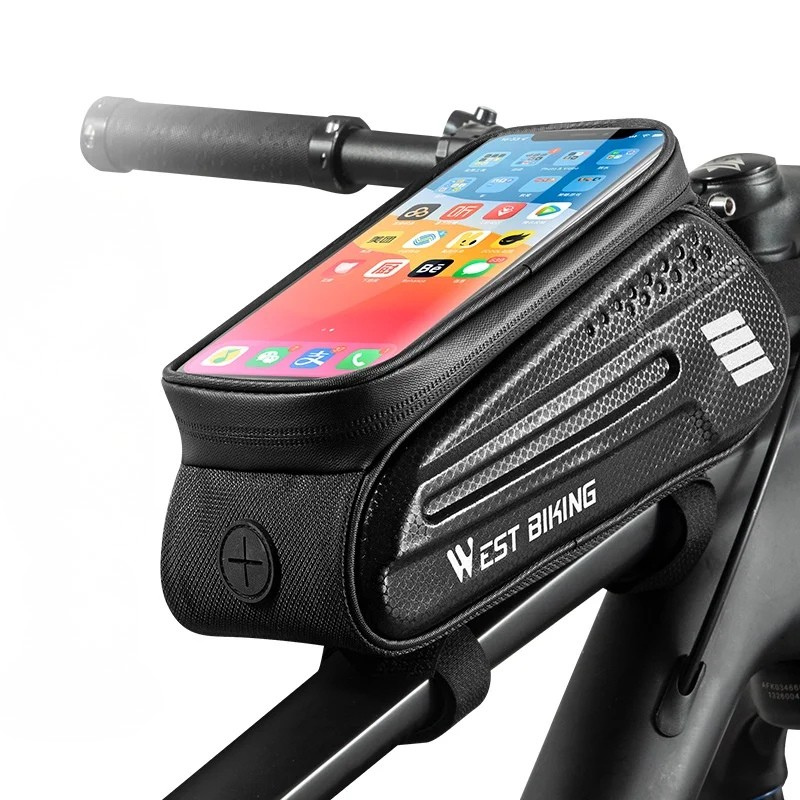 Sacoche cadre vélo téléphone