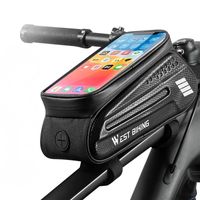 Sacoche cadre vélo téléphone