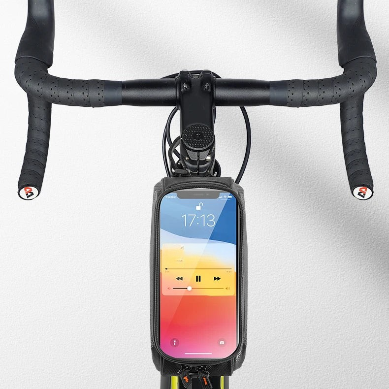 Sacoche cadre vélo téléphone