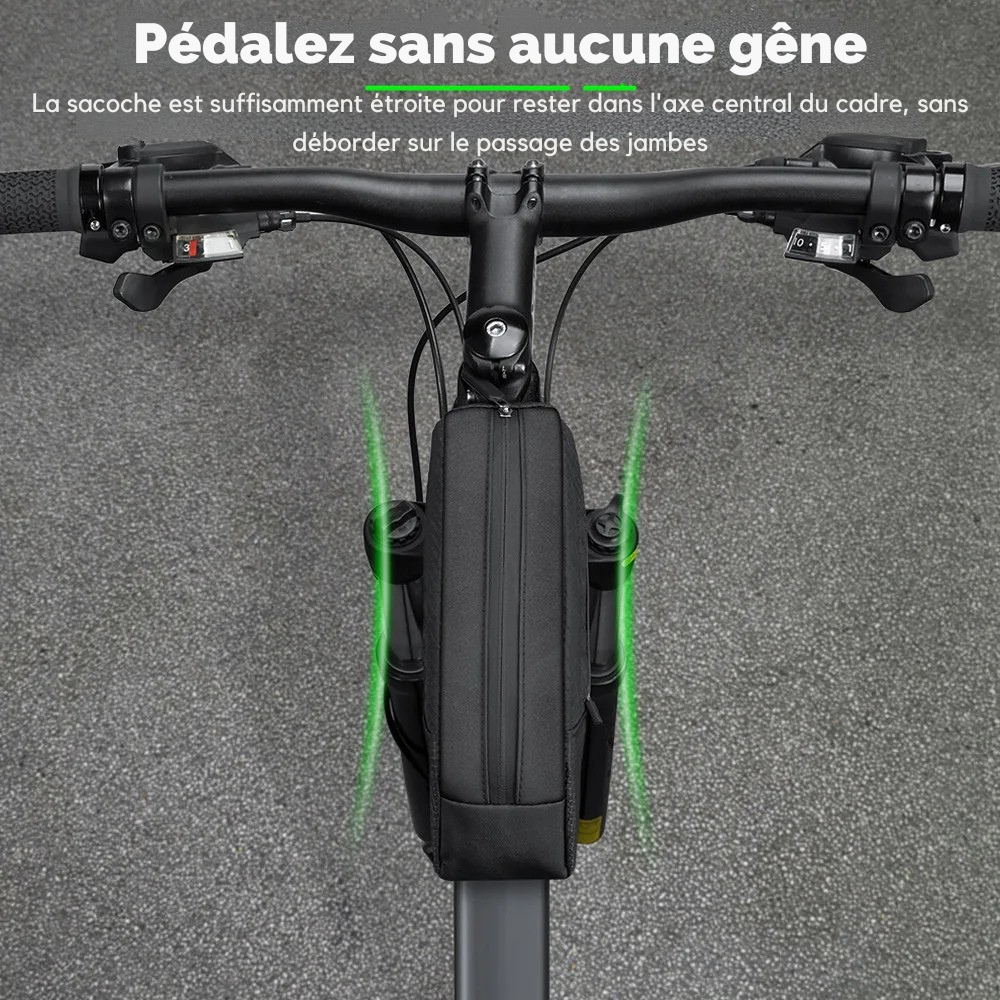 Sacoche cadre vélo route