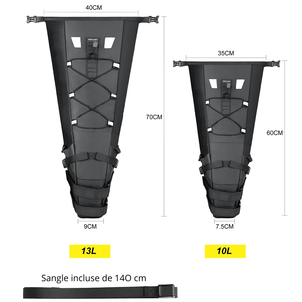 Sacoche de selle bikepacking