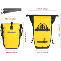 Sacoche vélo étanche porte-bagages