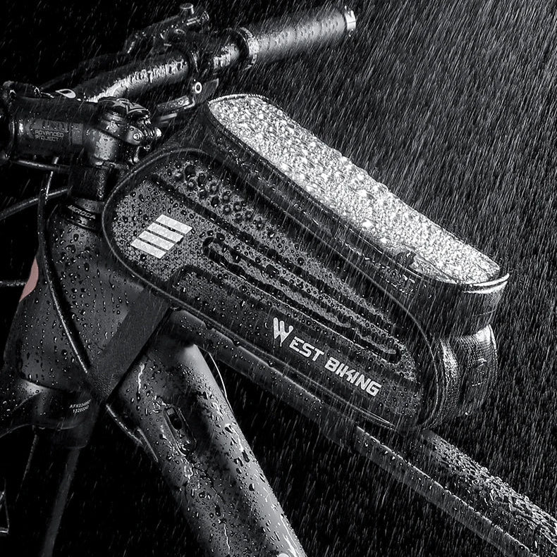 Sacoche cadre vélo téléphone