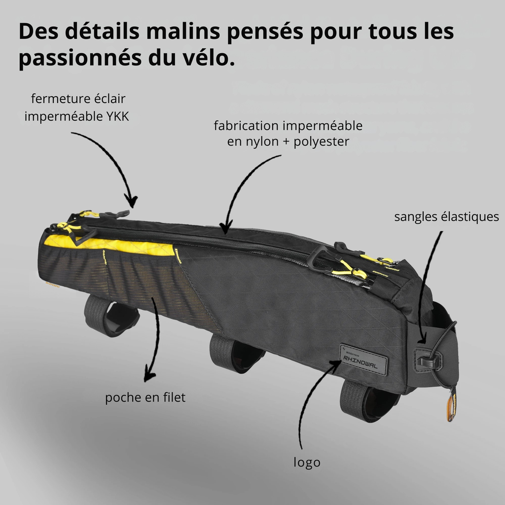 Sacoche cadre vélo imperméable