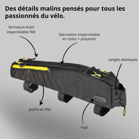 Sacoche cadre vélo imperméable